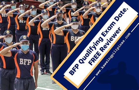 BFP Qualifying Exam Date, FREE Reviewer .